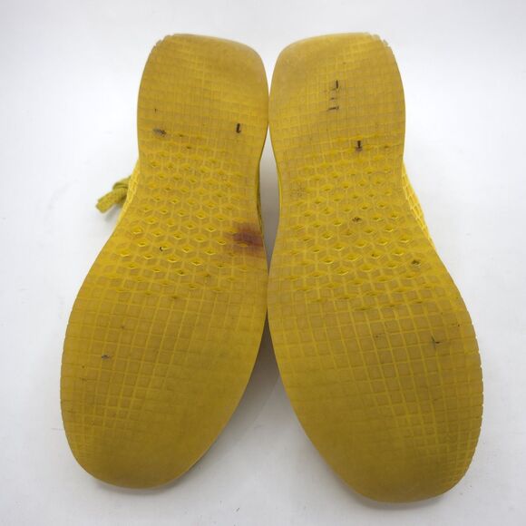 NOBULL Diamond Knit Runner Yellow Athletic Men\'s Running Shoes Size 5.5 Wmns 7